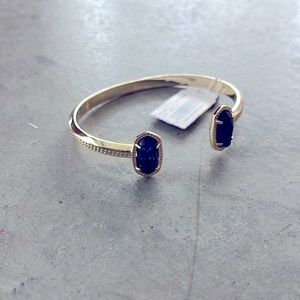Kendra Scott Elton Gold Bracelet in Blue Sapphire